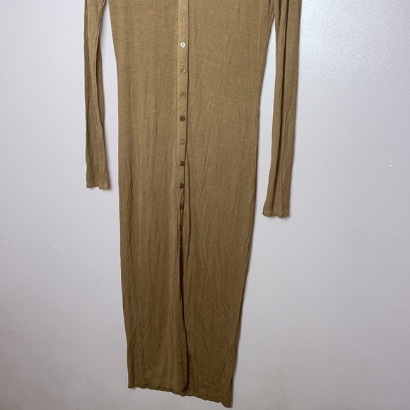 Enza Costa Silk Cardigan Midi - Picture 2 of 6